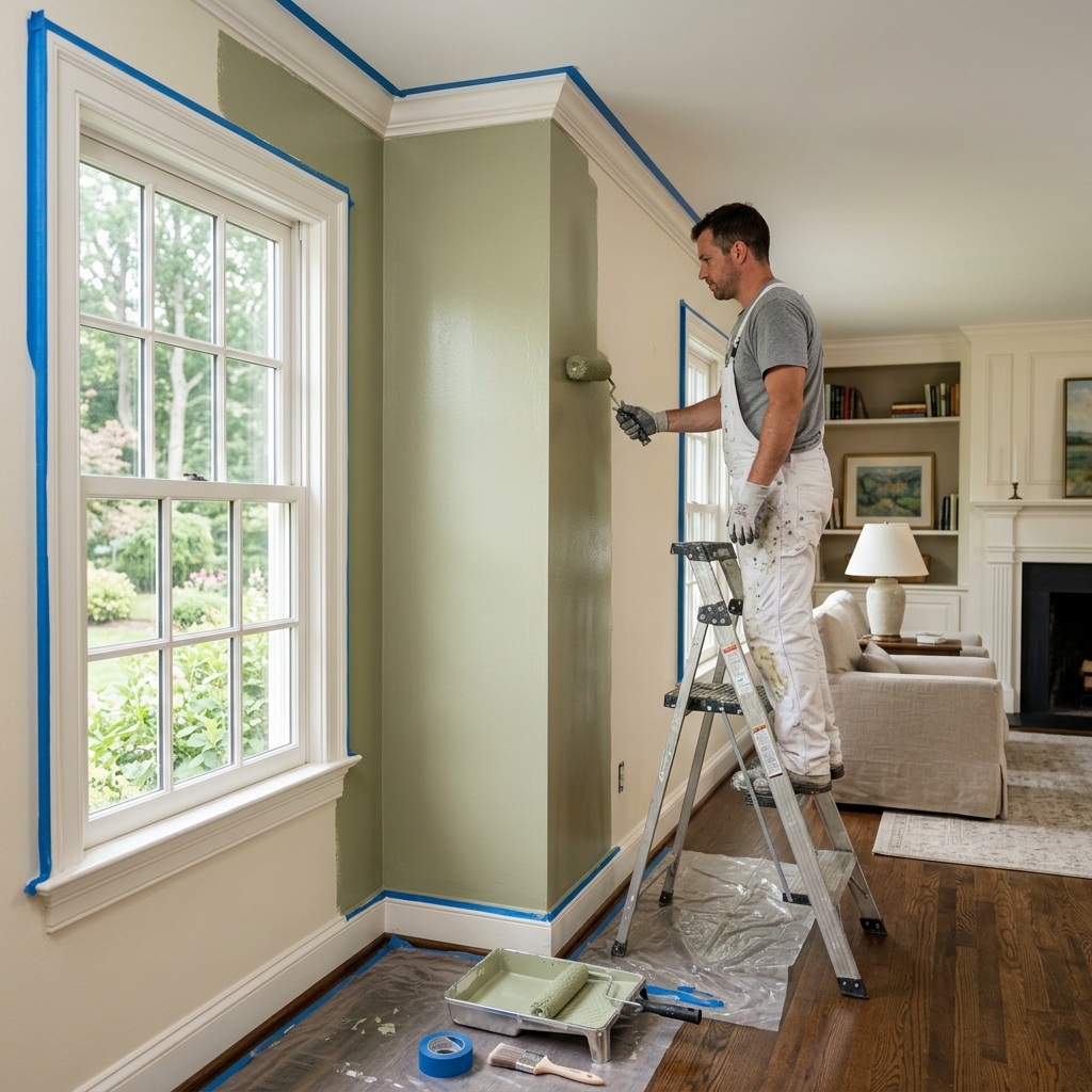 Interior & Exterior Painting services in Connecticut by Shelton Handyman Services